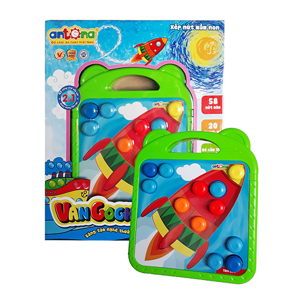 Đồ Chơi Xếp Hình Nút Antona mẫu 2