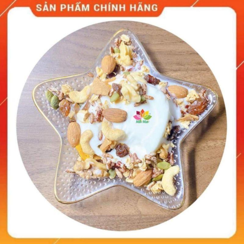 10 hộp Ngũ Cốc Hạt Granola Min Min Ăn Liền (1 hộp 500g) _ Ngũ Cốc Hạt Ăn Liền Dinh Dưỡng ( Mẫu Mới)