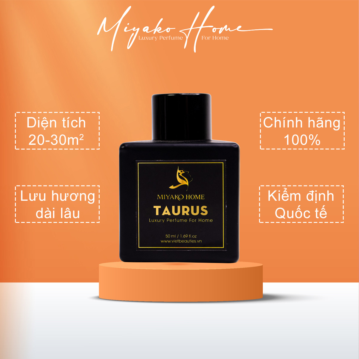 BỘ TINH DẦU NƯỚC HOA ĐỂ PHÒNG CAO CẤP TAURUS