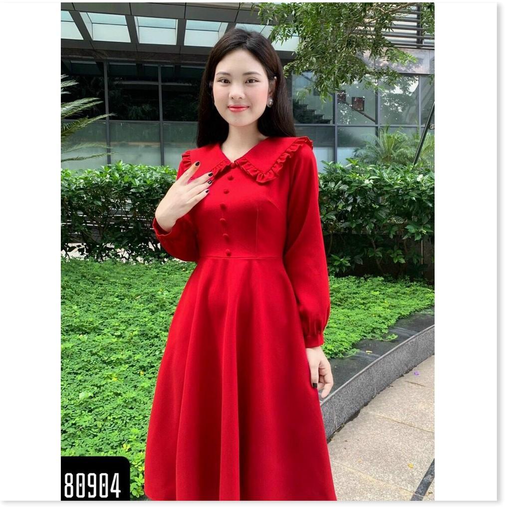 ĐẦM UMI DÁNG XÒE,HỌA TIẾT TRƠN NHƯNG KHÔNG KÉM PHẦN SANG TRỌNG,THÍCH HỢP ĐI CHƠI,DẠO PHỐ,DỰ TIỆC THỜI TRANG KING STORE