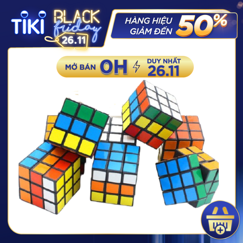 Rubic 3x3 Giá Rẻ 3 Tầng Khối Lập Phương   - Cục Rubik Xoay Nhanh Mượt Trơn Phát triển trí thông minh sáng tạo
