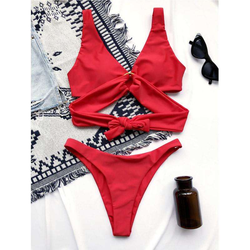Đẩy Lên Bikini 2021 Bikini Gợi Cảm Bộ Quần Áo Bơi Nữ Bộ Đồ Tắm Đầm Nữ Bơi Băng Đồ Bơi Thông Bikini