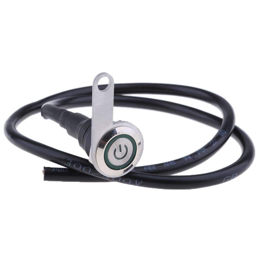 3pcs Motorcycle 12V LED Handlebar Headlight Foglight Switch Push Button