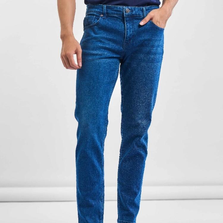 Quần Jeans OWEN nam dáng Slimfit co dãn không phai màu mã QJS230161