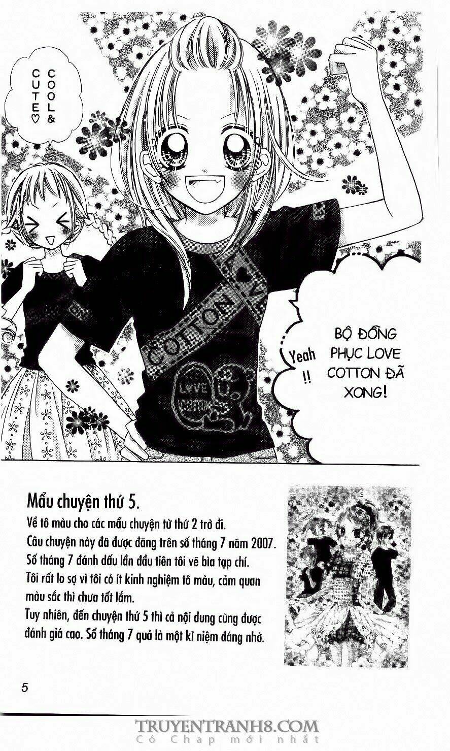 tiệm thời trang, love cotton chapter 7 2
