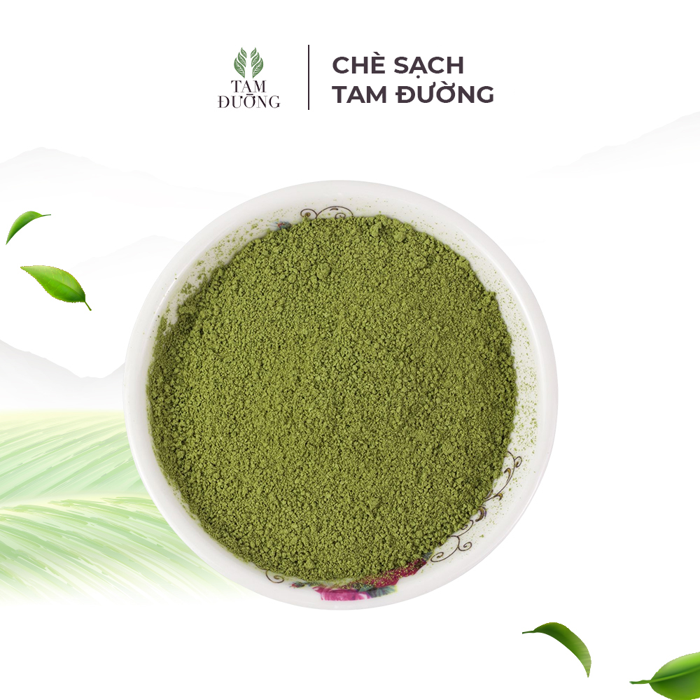 Bột Matcha Trà Xanh Chính Hiệu Tam Đường Hương Thơm Dịu Nhẹ, Vị Chát Nhẹ