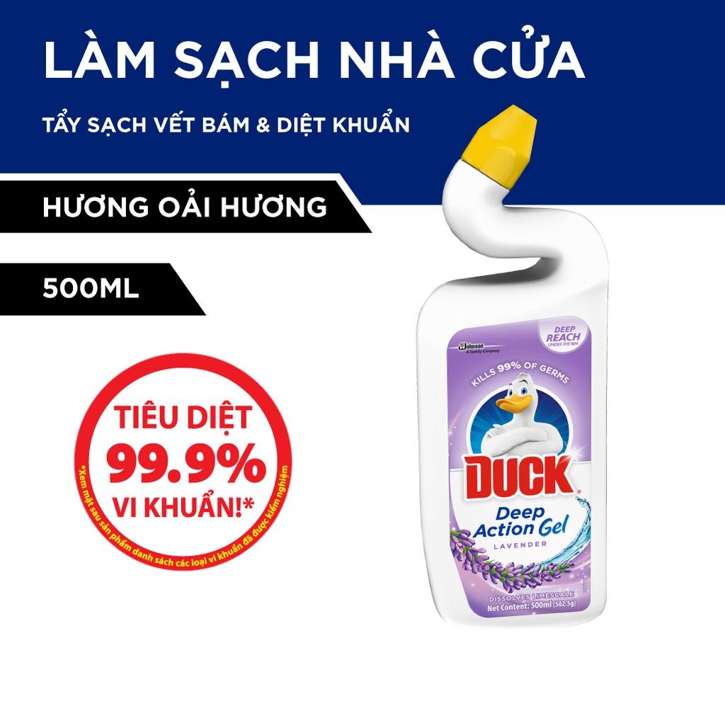 DUCK Tẩy Rửa Bồn Cầu Hương Oải Hương 500ml