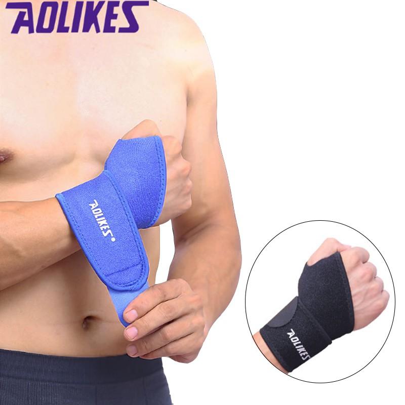 Cặp băng quấn cổ tay tập gym cao cấp Aolikes HW7937 SPORTSLINK