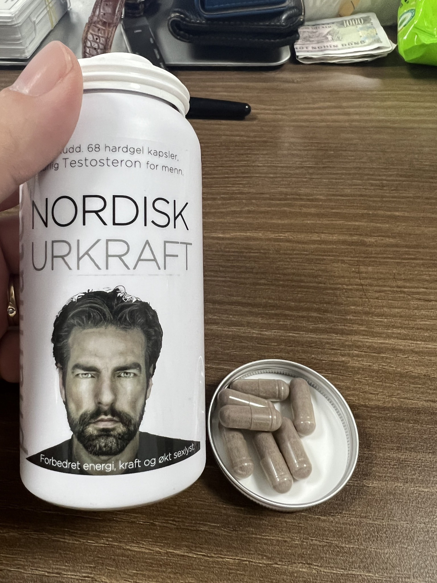 Combo Viên uống hỗ trợ sinh lý nam Nordisk Urkraft lọ 68 viên