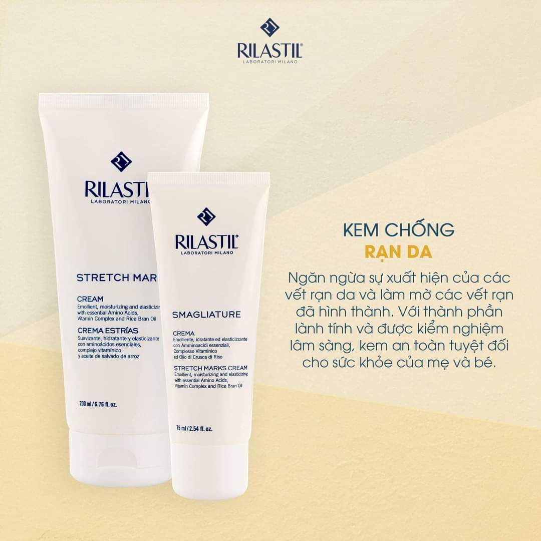 Kem Dưỡng Chống Rạn Da Rilastil Stretch Mark Cream 75Ml