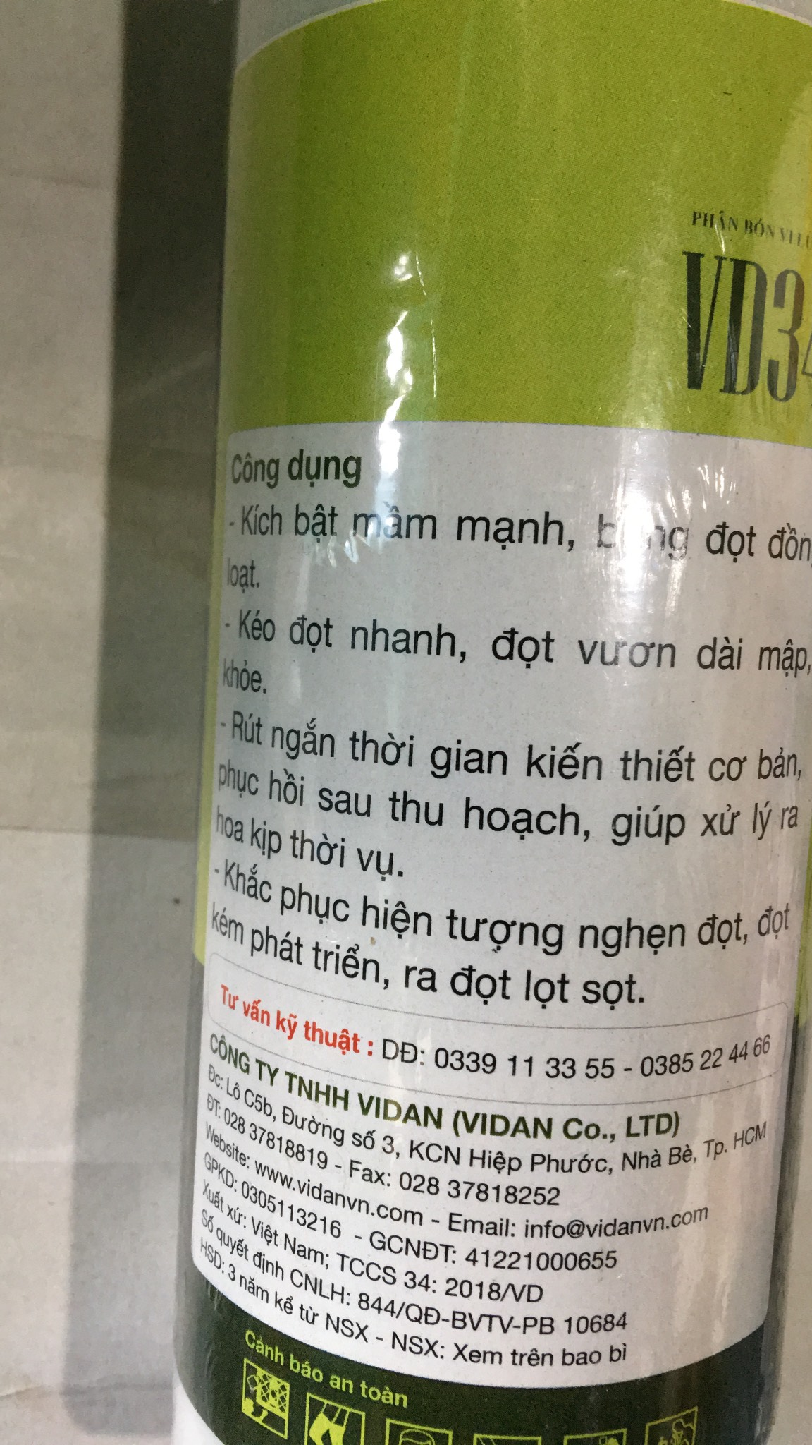 Vọt đọt sầu riêng lọ 500ml phân bón thế hệ thứ 5