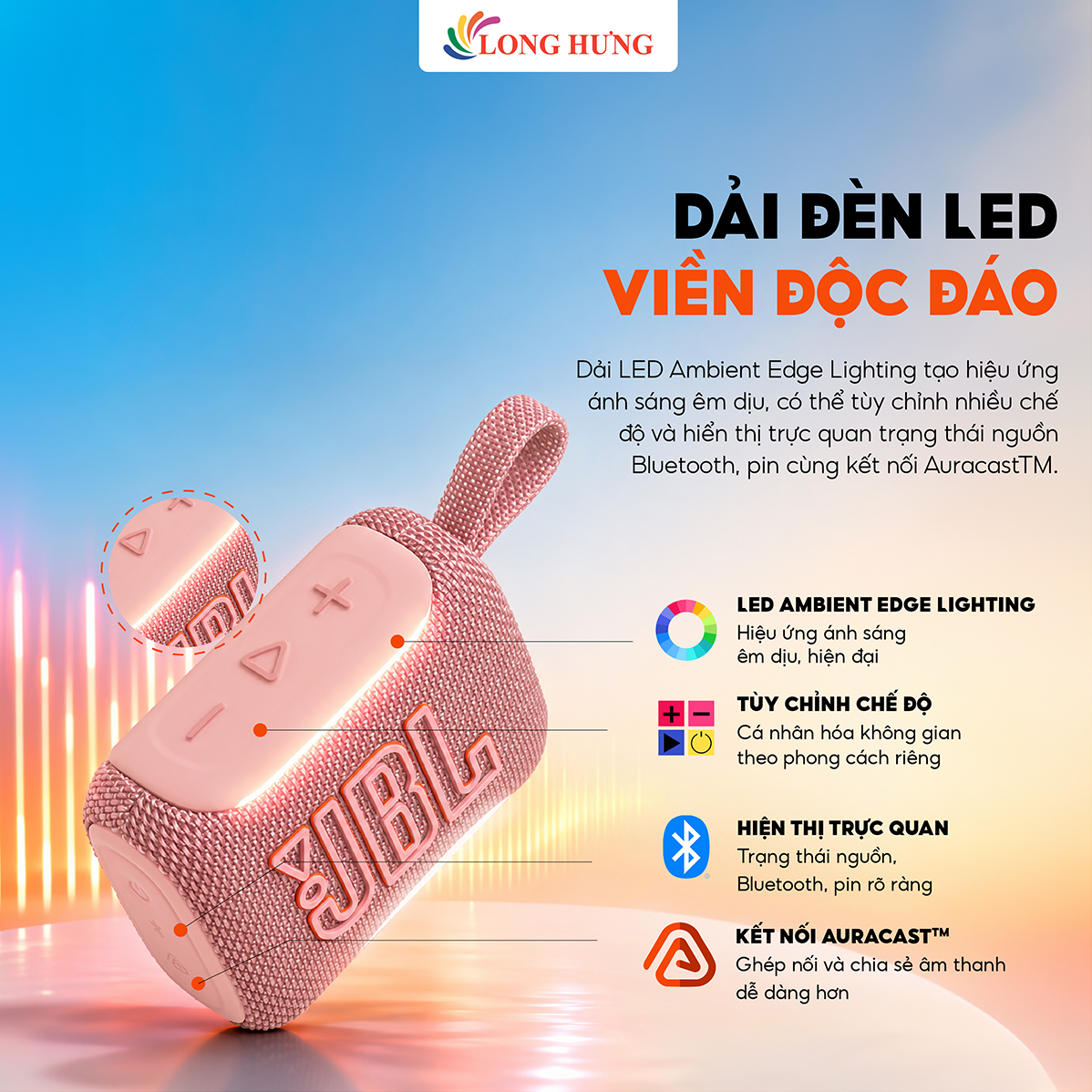 Loa Bluetooth JBL Go 5 JBLGO5 - Hàng chính hãng