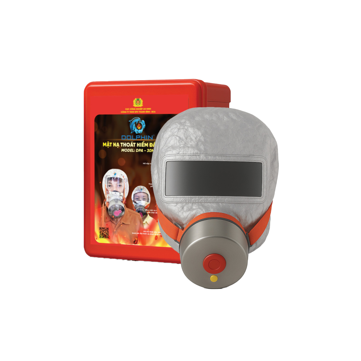 Mặt Nạ Phòng Khói Độc DPA-30M (Hàng chính hãng của Bộ Công An)
