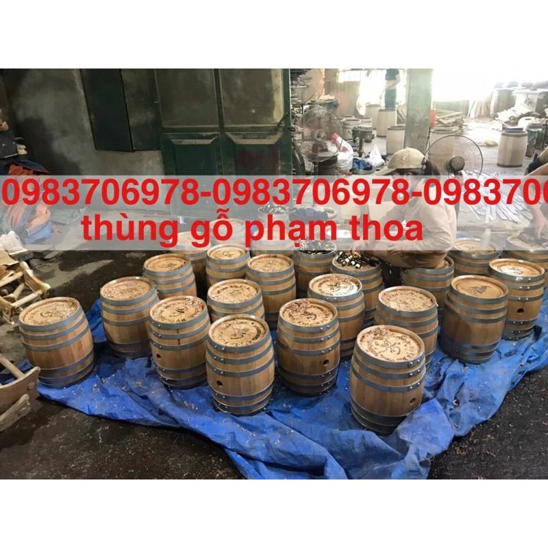 Thùng ngâm ủ rượu dáng đứng 50lit
