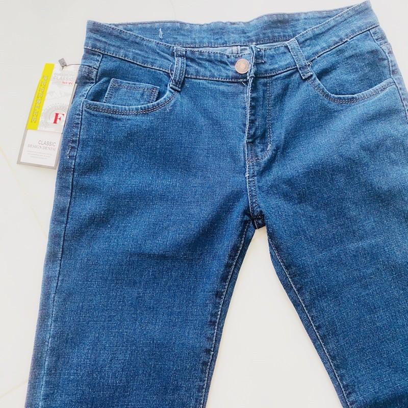 Quần Jean Nam Bigsize Quần Xanh Jean Dài Nam Suông Thoải Mái Vận Động Hàng Shop