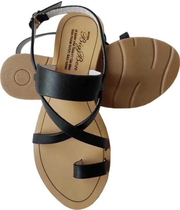 Giày Sandal Nữ Xỏ Ngón BIGGBEN Da Bò Thật SDN41