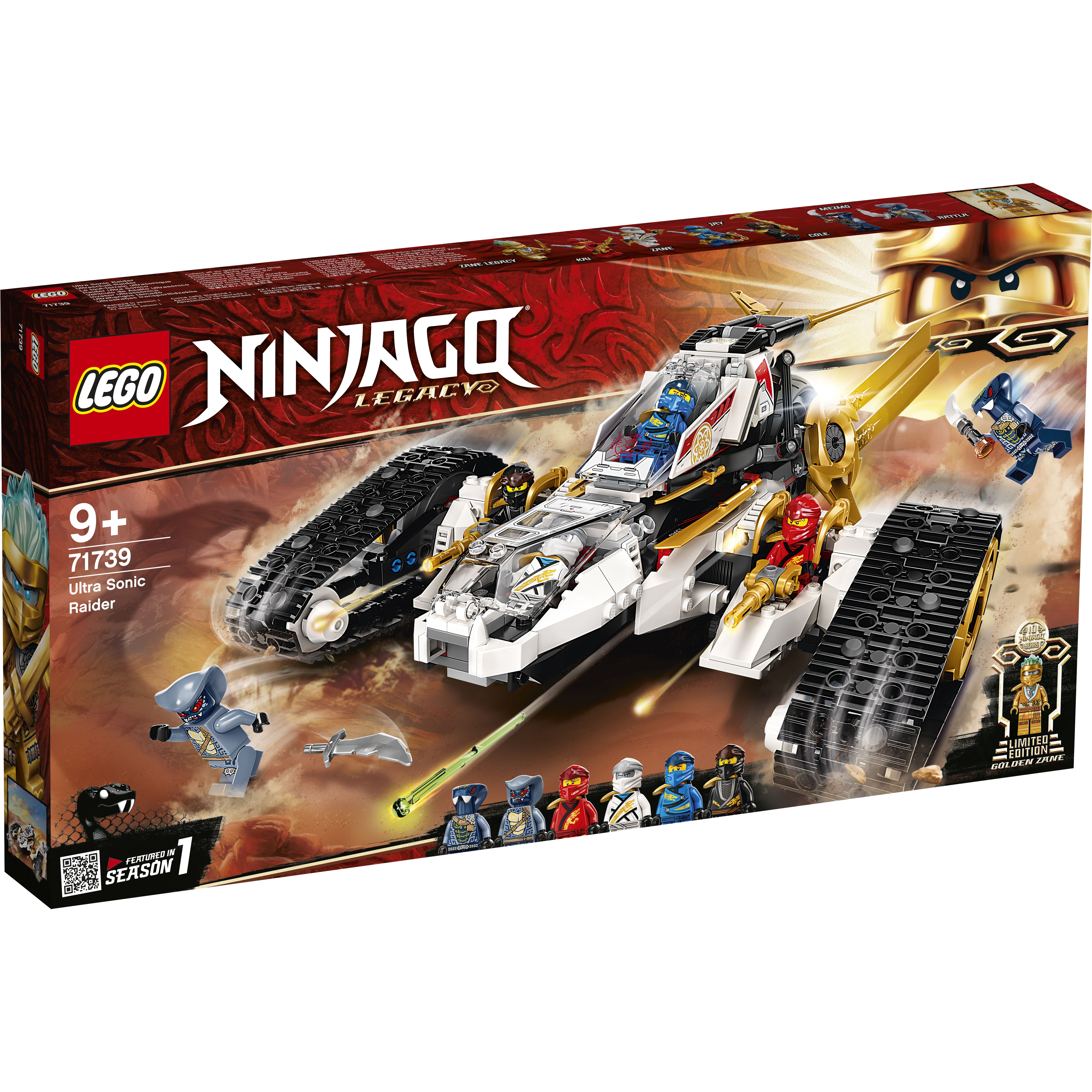 LEGO Ninjago 71739 Xe đua địa hình sóng âm (725 chi tiết)