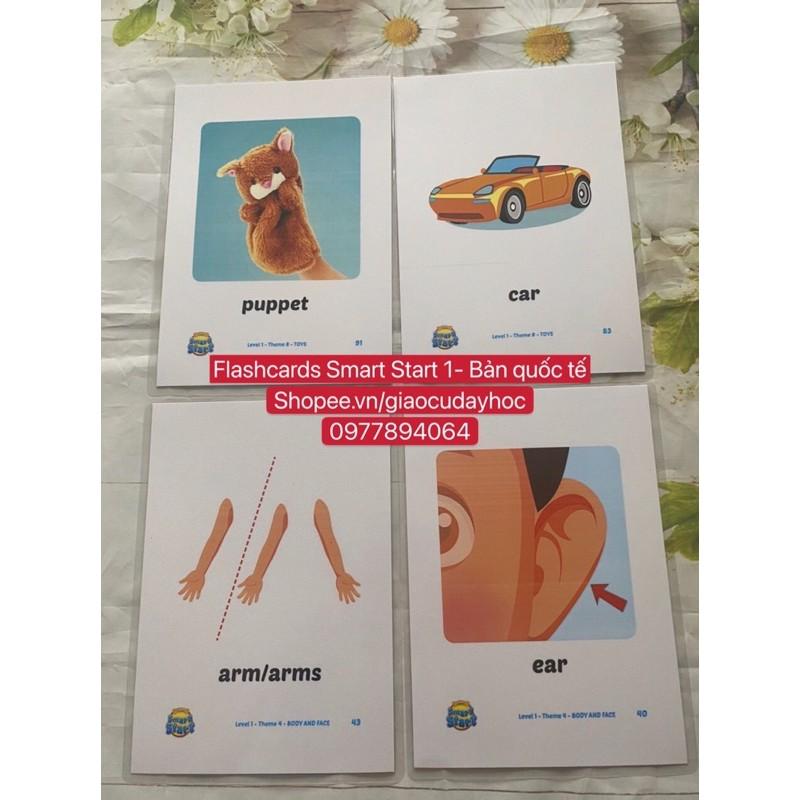 Flashcards  Smart Start Level 1- Bản quốc tế -ép plastics dầy đẹp