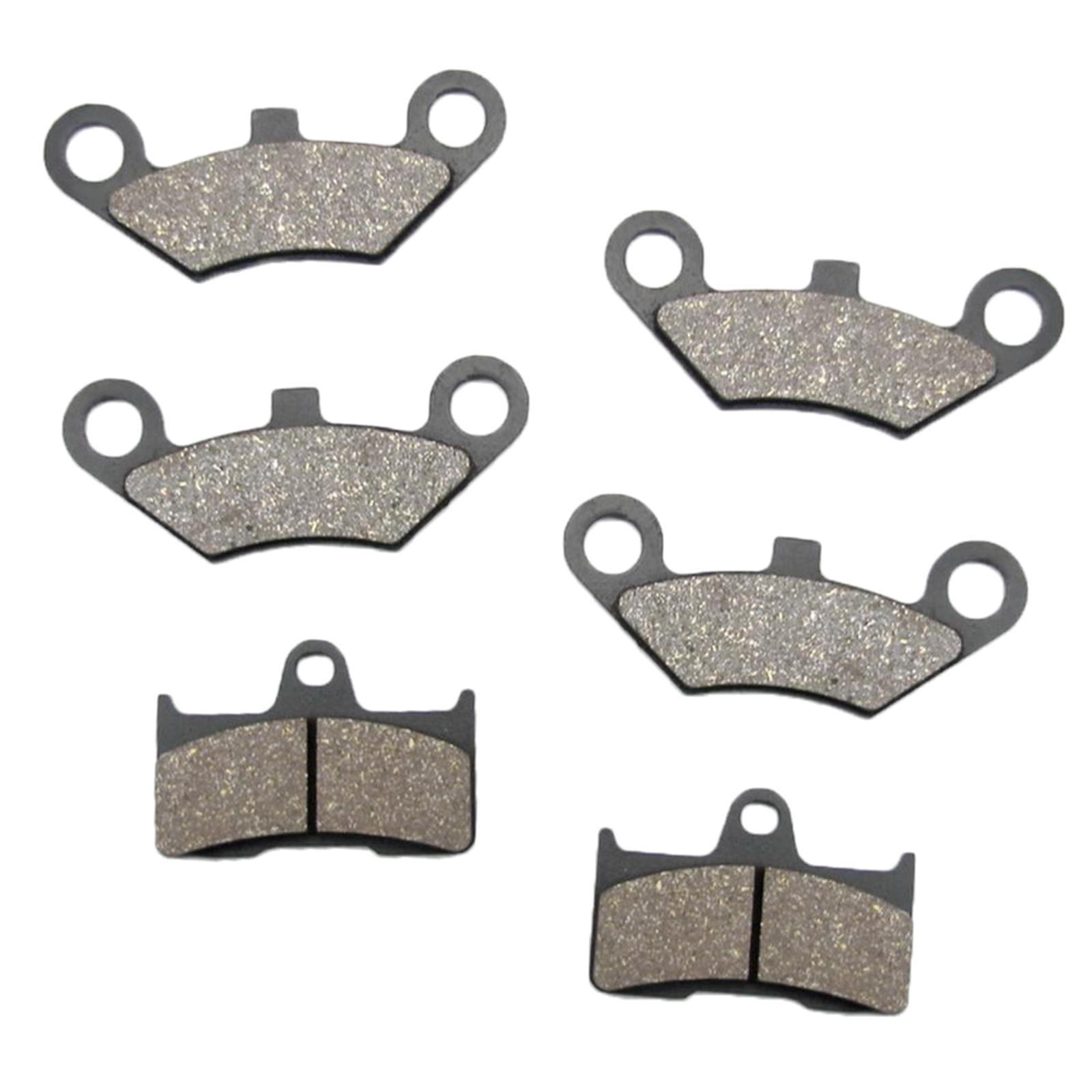 3X Front Rear Brake Pads for CF500 CF600 X5 X8 U5 ATV (3 Pairs