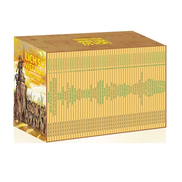 Sách LỊCH SỬ VIỆT NAM BẰNG TRANH - BOXSET