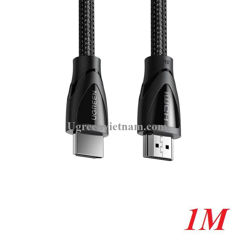 Cáp tín hiệu HDMI 2.1 dài 1M 1.5M 2M Ultra HD 8K @ 60Hz Ugreen 80401 80402 80403 Cao Cấp - Hàng chính hãng