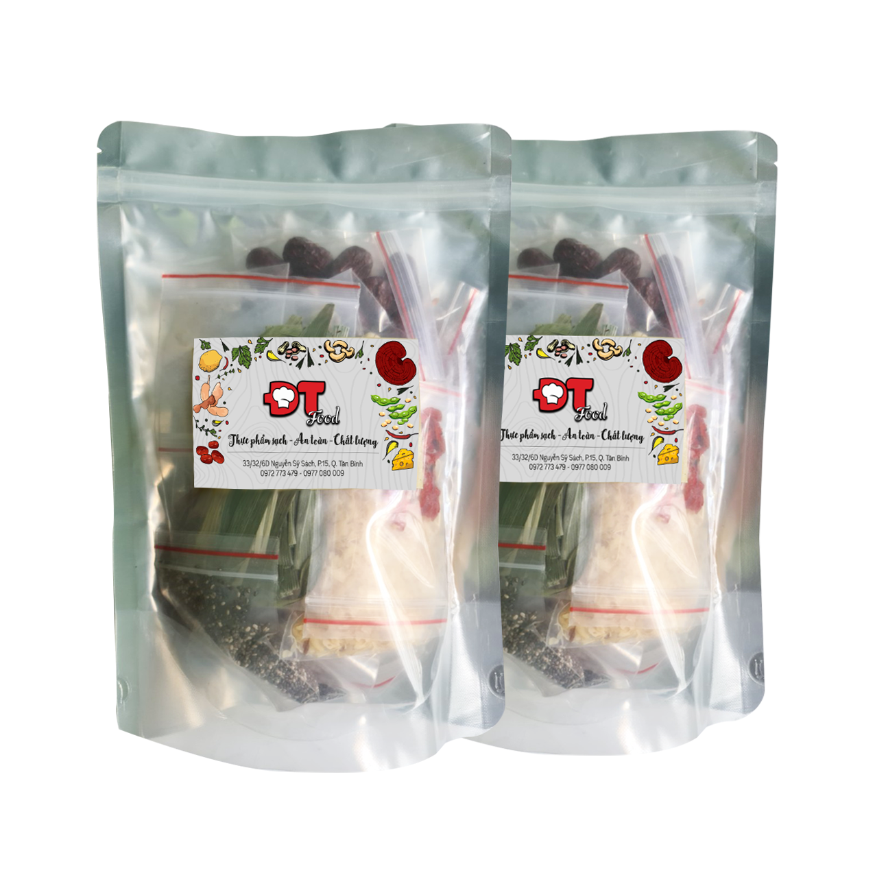 Set Chè Dưỡng Nhan Giải Nhiệt 12 Vị Thơm Ngon Bổ Dưỡng Dtfood - 2 Set 400G
