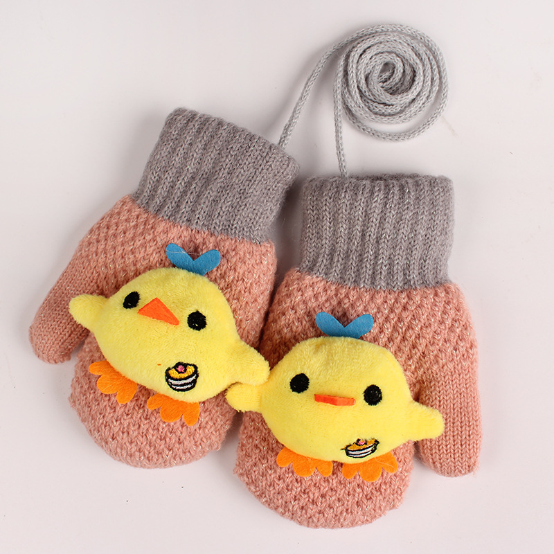 Gang tay len dệt kim BH Kids hình trái dứa dễ thương - BHS26