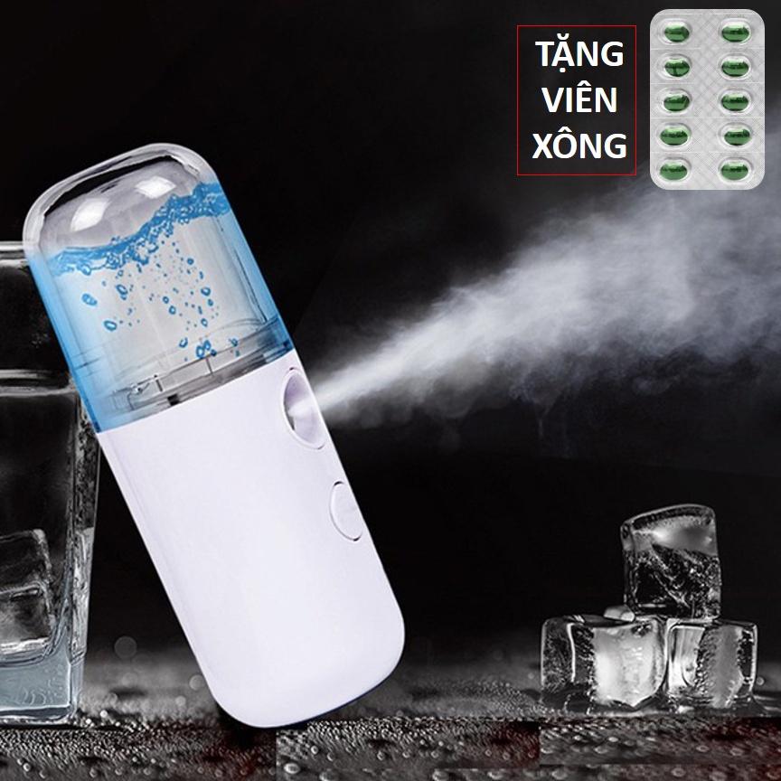 Máy Xông Mũi Họng FO - Máy Xông Da Mặt Đa Năng NANO MINI