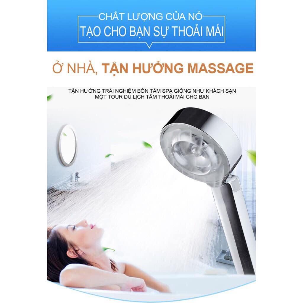 Vòi sen tắm tăng áp 2 mặt Nhật Bản - Phun sương massage cơ thể loại 1