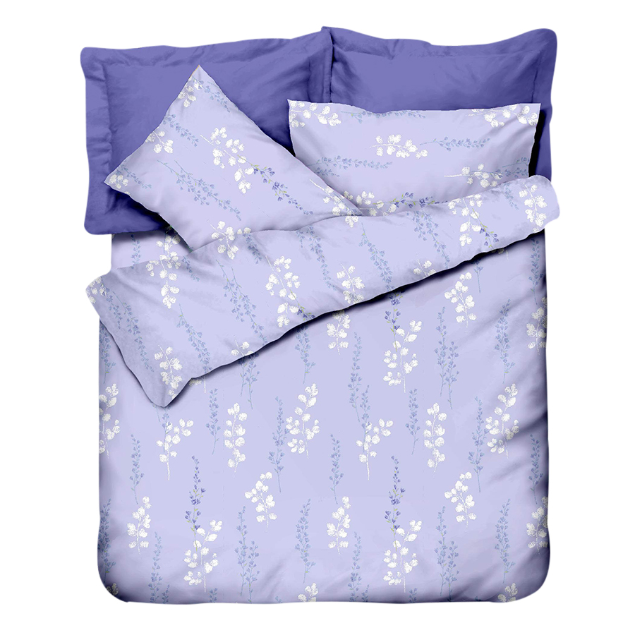 Bộ Drap Và Chăn Chần Bông Micro Satin Coollove Malaysia Windsir