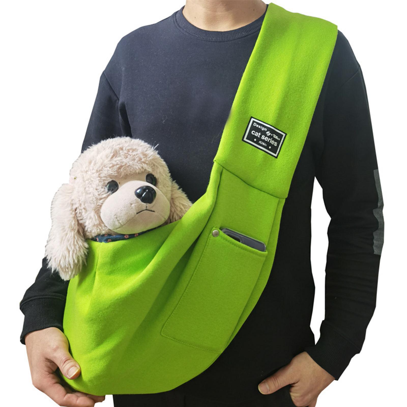 Pet Dog Carrier Bag Cat Shoulder Bag Hands Free Tote Walking Outdoor
