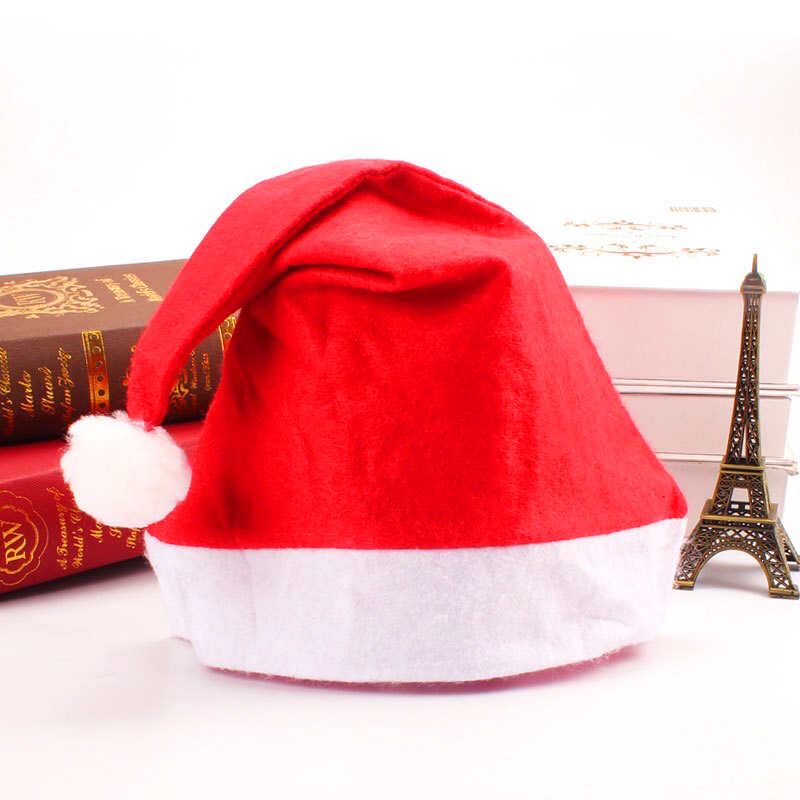 Nón Noel cho bé 0-12 tuổi Baby-S, Mũ Noel họa tiết trơn đơn giản vô cùng xinh xắn – SNOEL017
