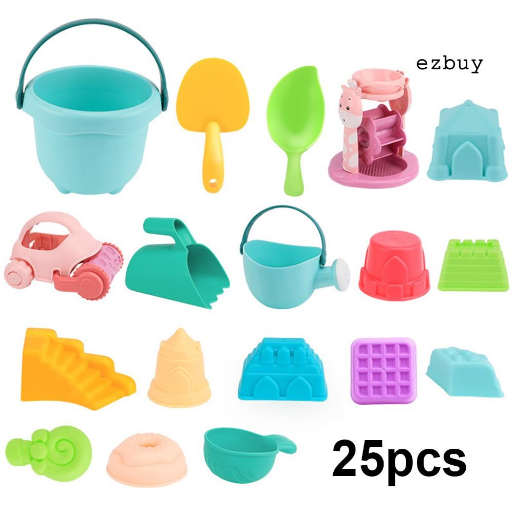 Set 18 / 25 Đồ Chơi Xây Lâu Đài Cát Cho Bé