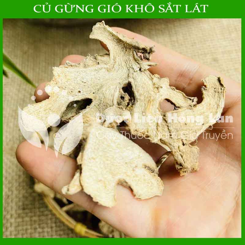 Củ Gừng Gió khô sạch đóng gói 500gram