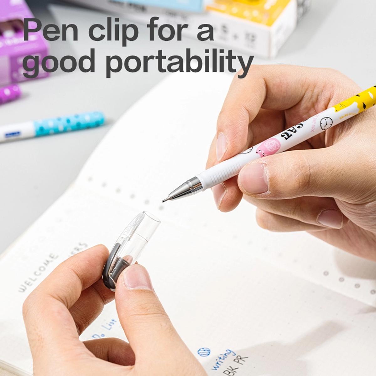 Bút Gel 0.5 mm - Deli EG81-BK - Mực Đen