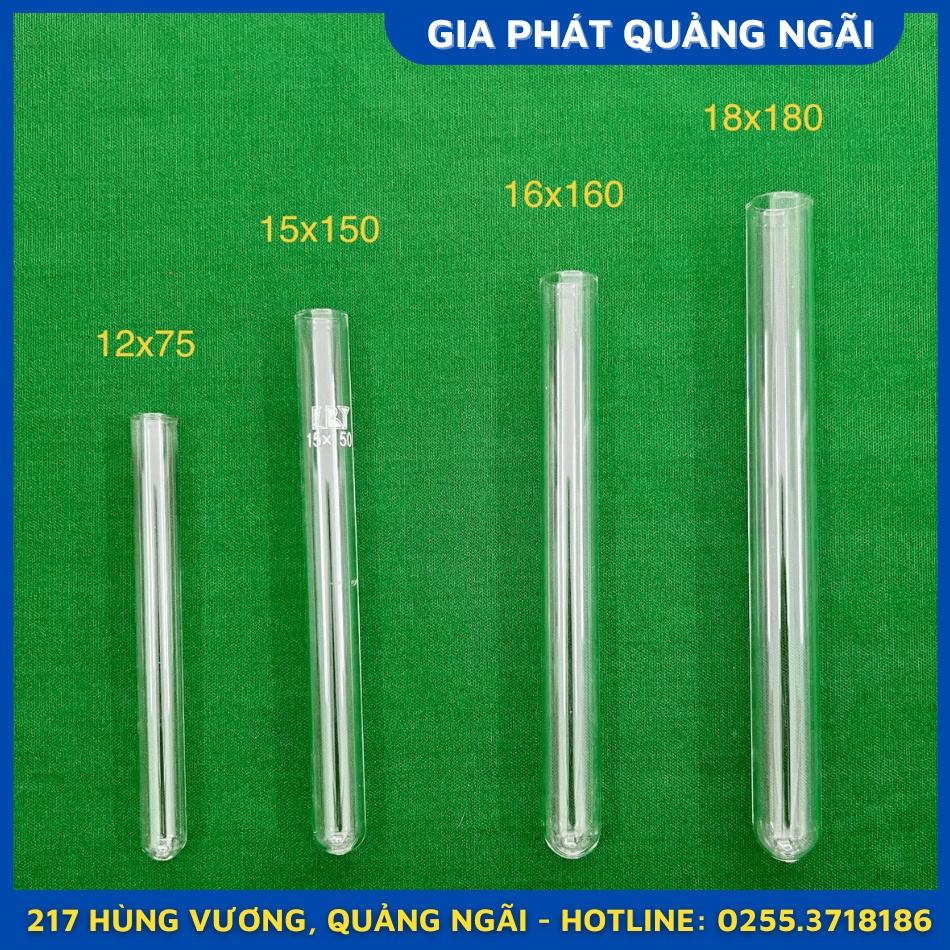 ỐNG NGHIỆM THUỶ TINH NHIỀU KÍCH THƯỚC 15x150, 16x160, 18x180, 20x100 DÙNG TRONG THÍ NGHIỆM XÉT NGHIỆM