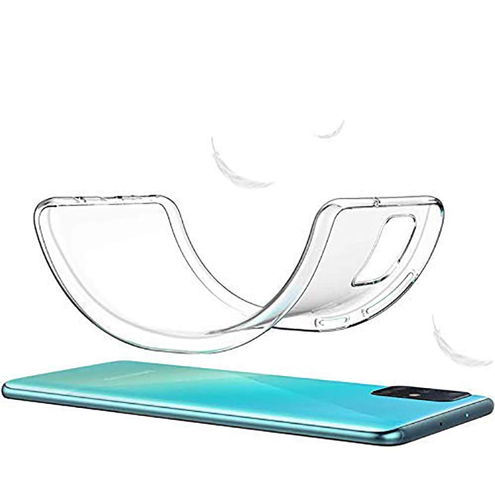 Ốp lưng silicon dẻo trong suốt mỏng 0.6mm cho Samsung Galaxy M51 hiệu Ultra Thin độ trong tuyệt đối chống trầy xước - Hàng nhập khẩu