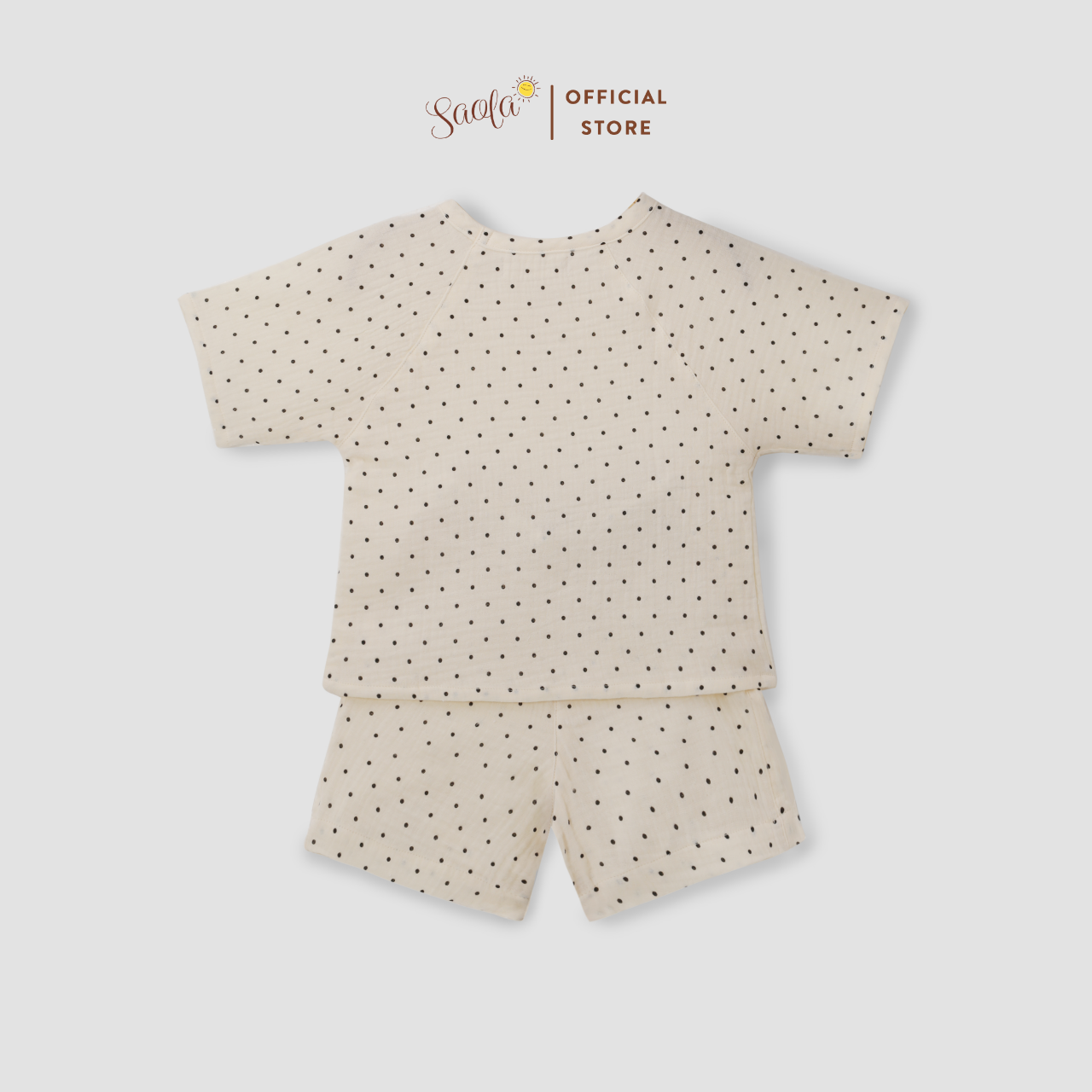 Bộ Áo Quần Cho Bé Trai & Gái Chất Liệu Muslin Thoáng Mát Mặc Hè-ARMIN SET-SEM004-SAOLA KIDS CLOTHING