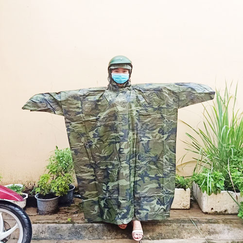Áo mưa rằn ri siêu xịn