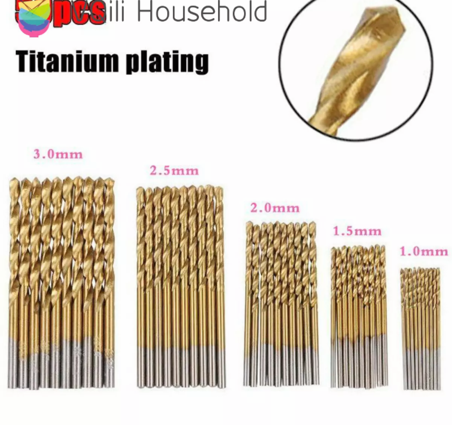 SIÊU GIÁ VỚI BỘ 50 MŨI KHOAN ĐA NĂNG TIỆN DỤNG CHO MỌI CÔNG TRÌNH GIA ĐÌNH HÀNG LOẠI TỐT
