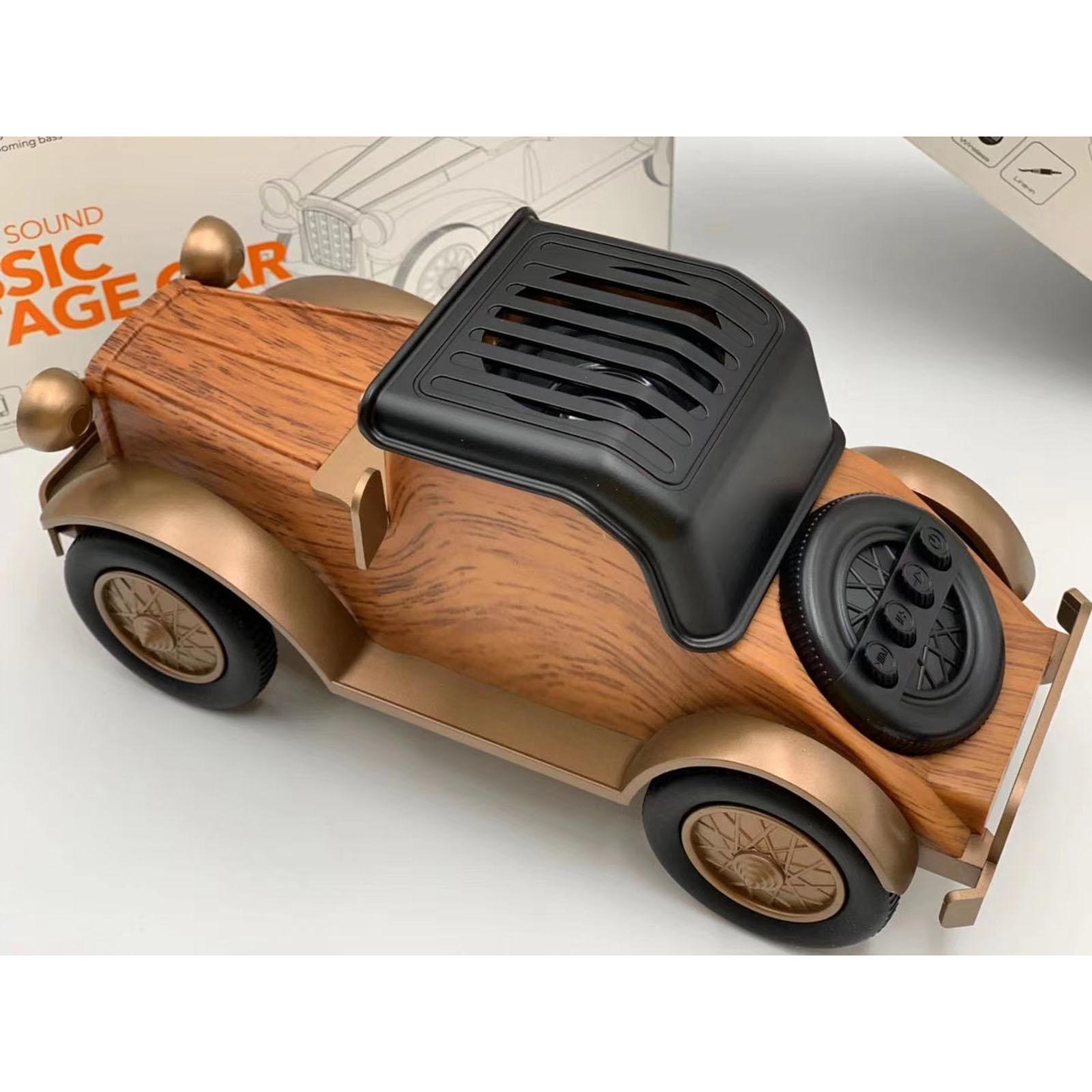 Vintage portable Speaker Subwoofer Rechargeable Mini for Hiking car