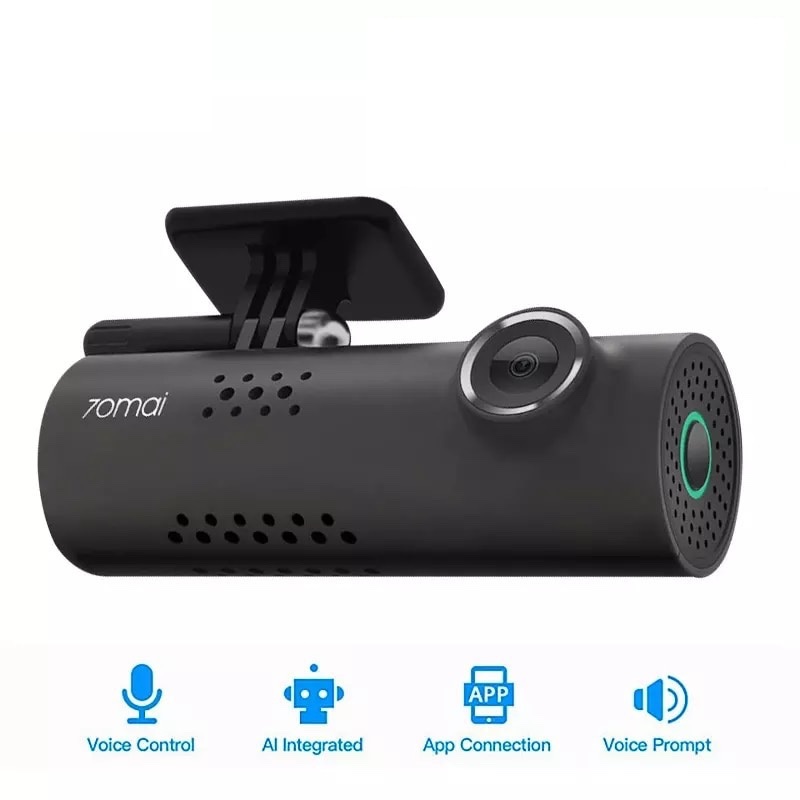 Combo Camera Hành Trình cho Ô tô Xiaomi 70mai Dash Cam Full HD 1080P , Bản 1S Midrive D06, Kèm thẻ nhớ 64GB A1 4K Lexar  -Hàng chính hãng (New Model)