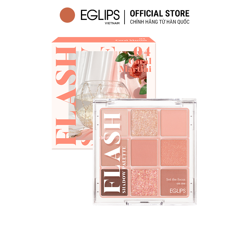 Bảng phấn mắt Eglips Flash Shadow Palette 8,1g – #04: Coral Martini