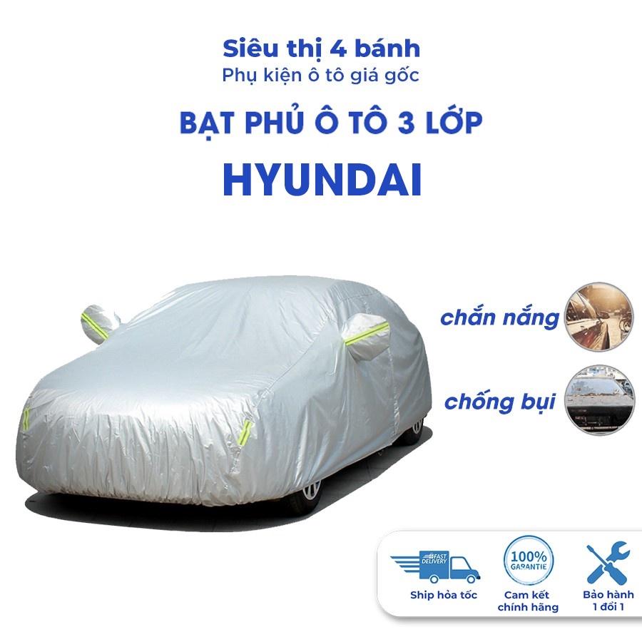 Bạt phủ ô tô Hyundai i10 Getz Accent Tucson Santafe Kona Elantra