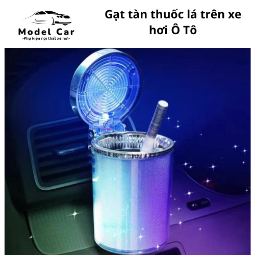 Gạt tàn  trên xe hơi Ô tô Phát Sáng Độc Đáo