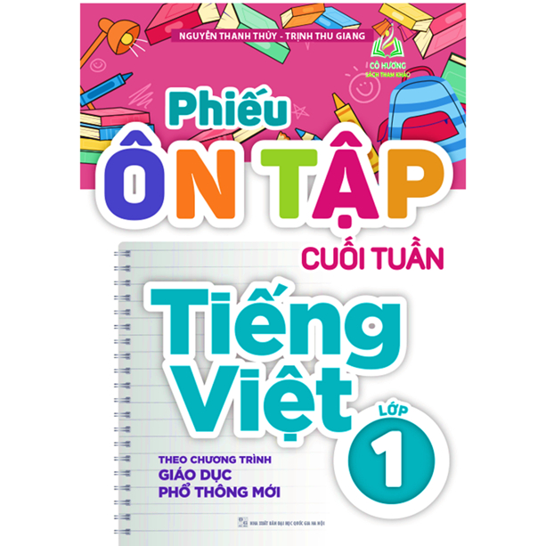 Sách - Phiếu Ôn Tập Cuối Tuần Tiếng Việt Lớp 1