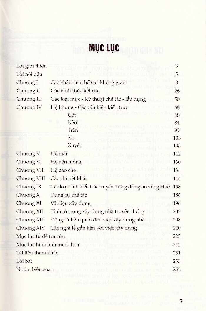 Thuật Ngữ Kiến Trúc Nhà Rường Huế - Nhà Xuất Bản Thế Giới