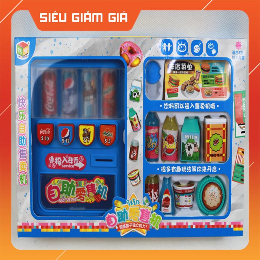 Đồ chơi máy bán nước tự động cho bé GIÁ SỈ Kiểu dáng như máy thật,phím bấm cơ.