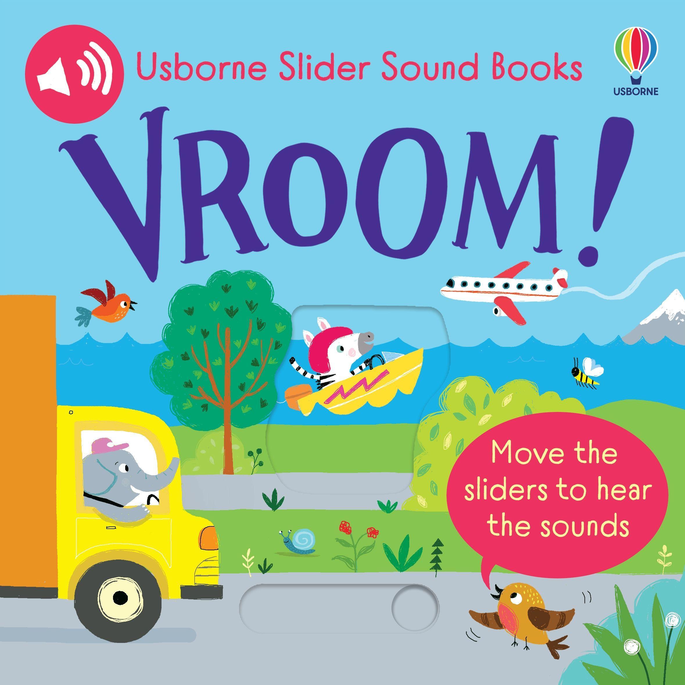 Sách ngoại văn: Slider Sound Books Vroom!