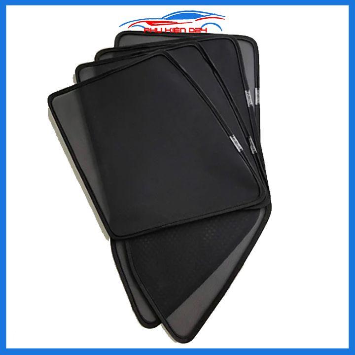 Bộ 4 rèm chắn nắng nam châm Fortuner 2017-2018-2019-2020 khung cố định chống tia UV